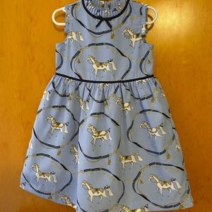 Silky Blue Horse Dress!
